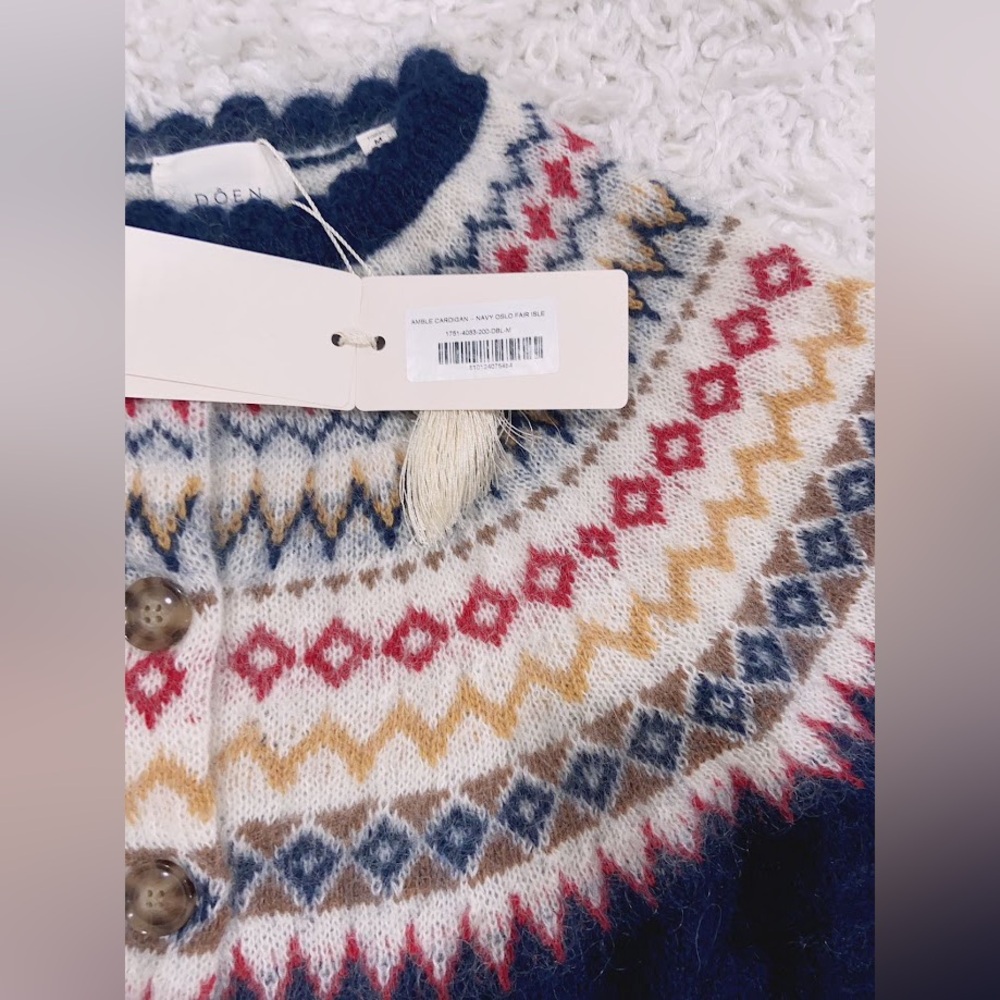 Doen Multicolor Patterned Cardigan - image 5